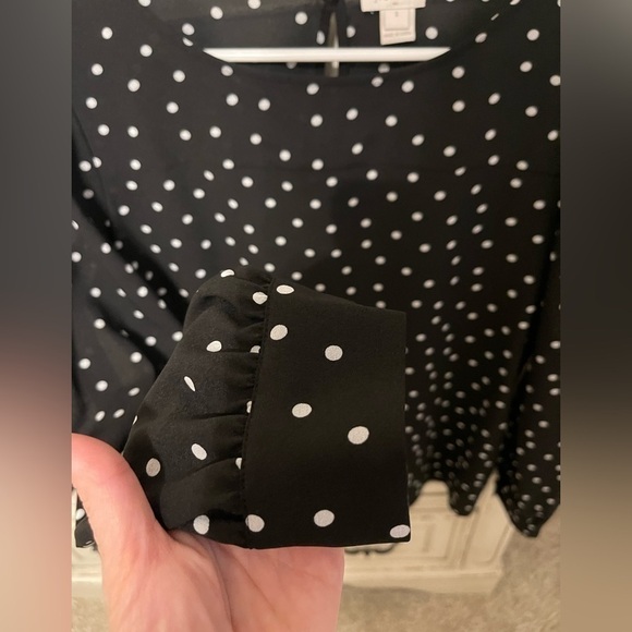 J Crew Polka dot blouse - Picture 4 of 5